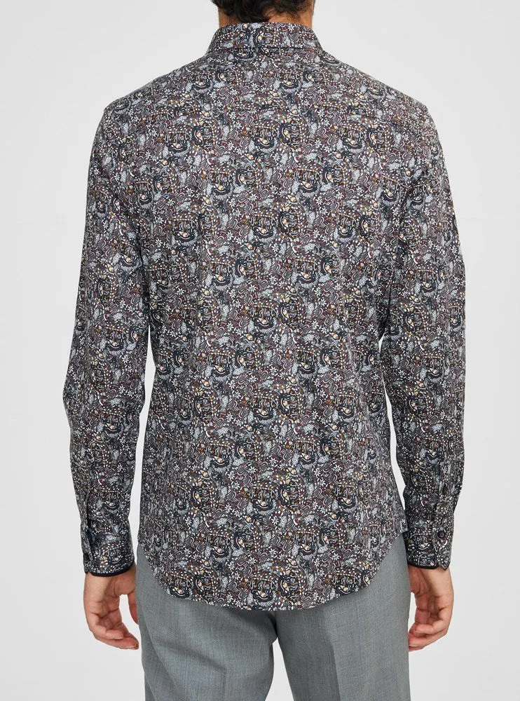 Men's casual long sleeve shirt