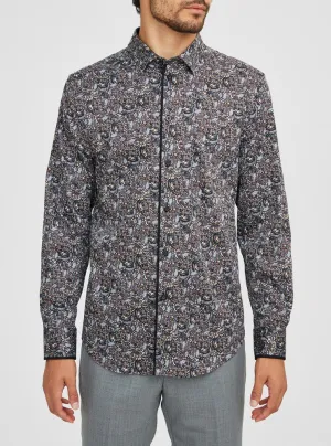 Men's casual long sleeve shirt