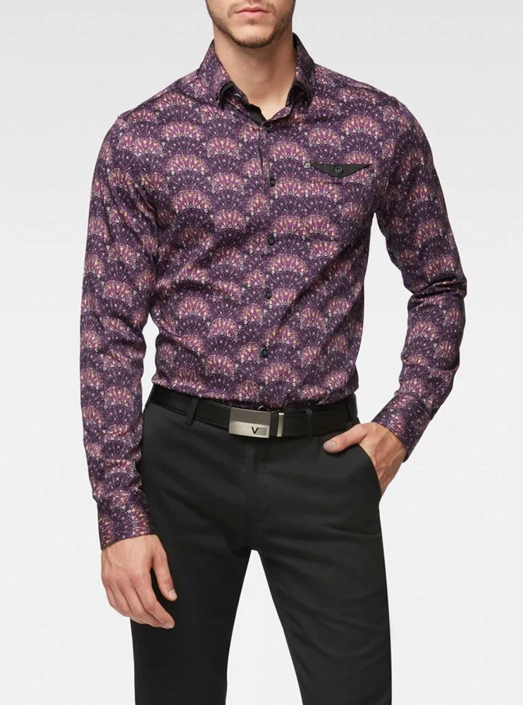 Men's casual long sleeve shirt