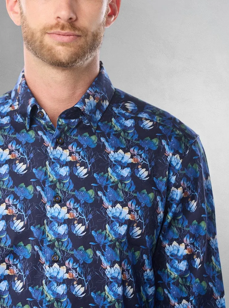 Men's casual long sleeve shirt