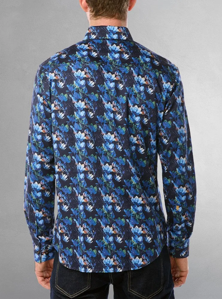 Men's casual long sleeve shirt