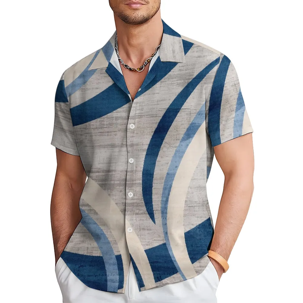 Men's Casual Short Sleeve Shirt 2405000686