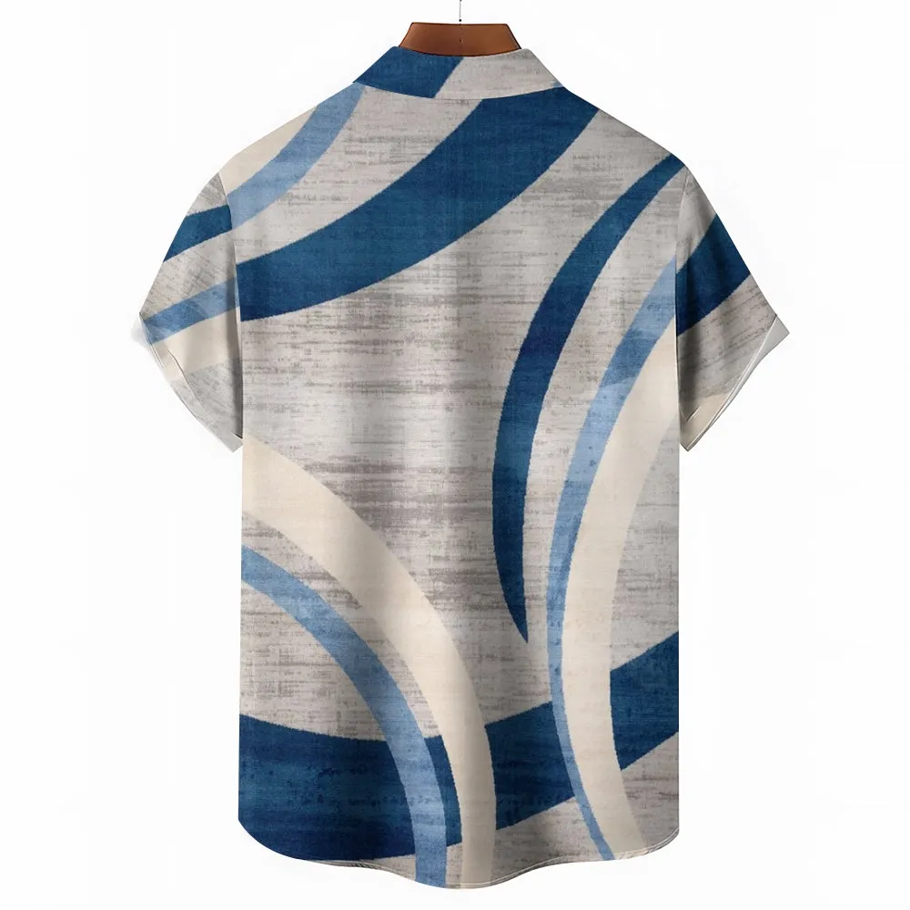 Men's Casual Short Sleeve Shirt 2405000686