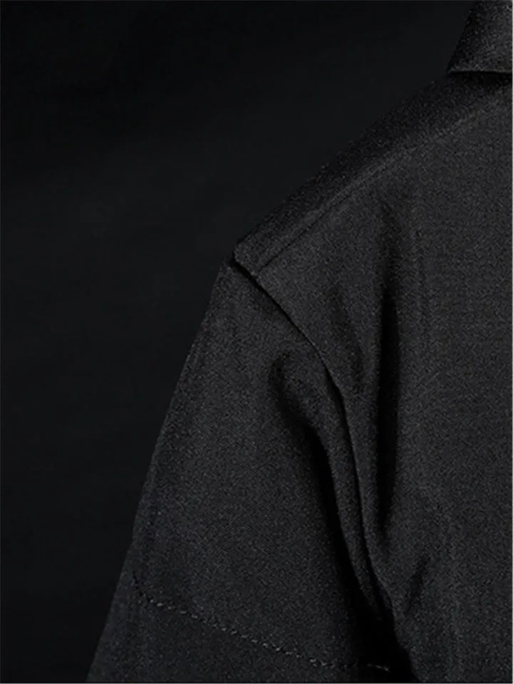 Men's Casual Simple Style Cozy Solid Color Warm Hooded Down Coat