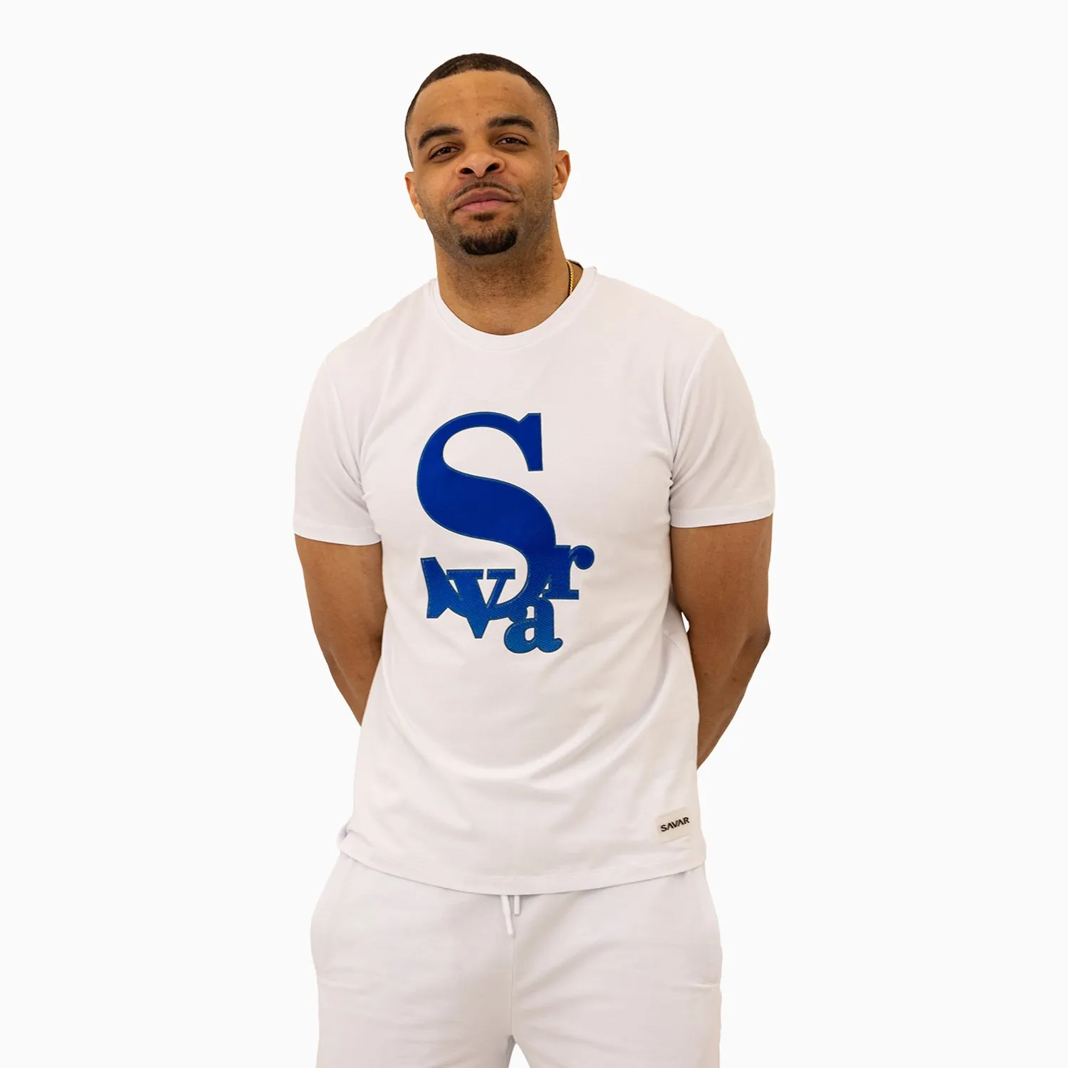 Men's Chenille Patch Short Sleeve T-Shirt