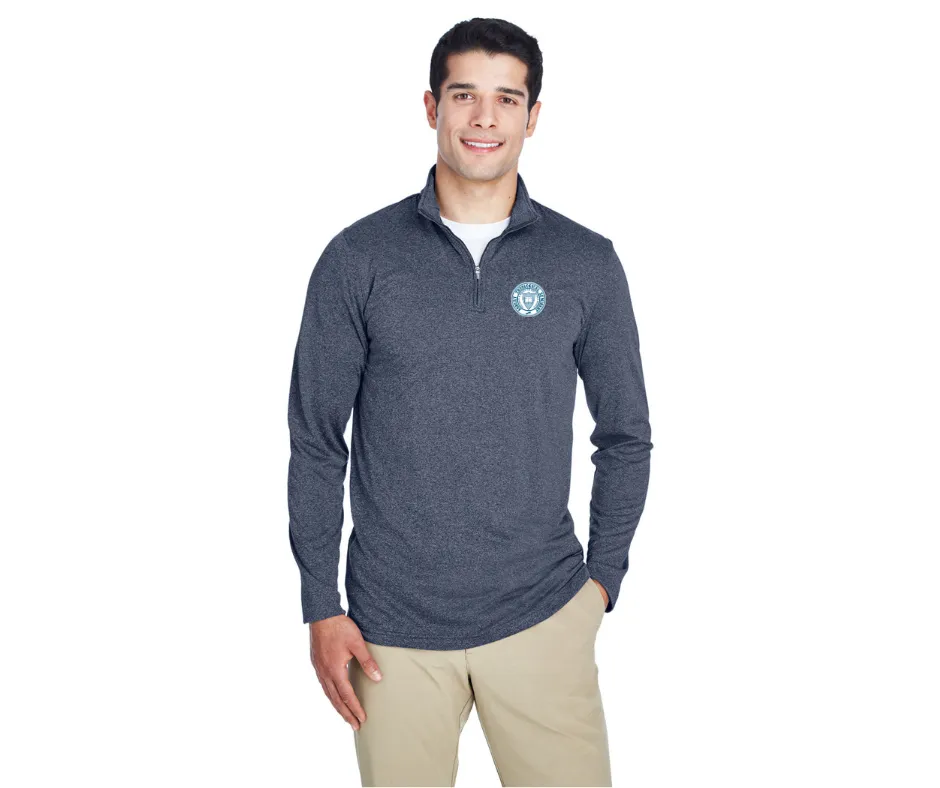 Men's Cool & Dry Heathered Performance Quarter-Zip