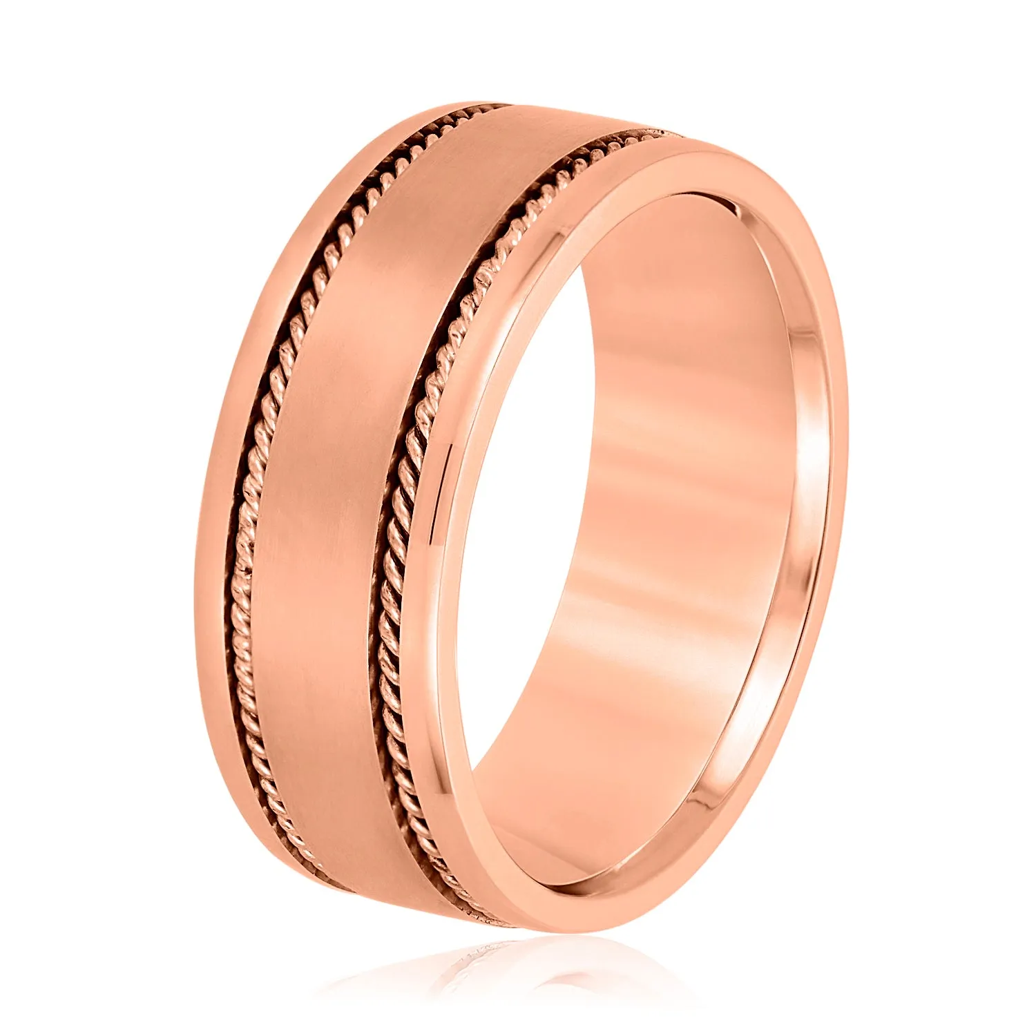 Men's Double Line Twisted Rope Classic Band