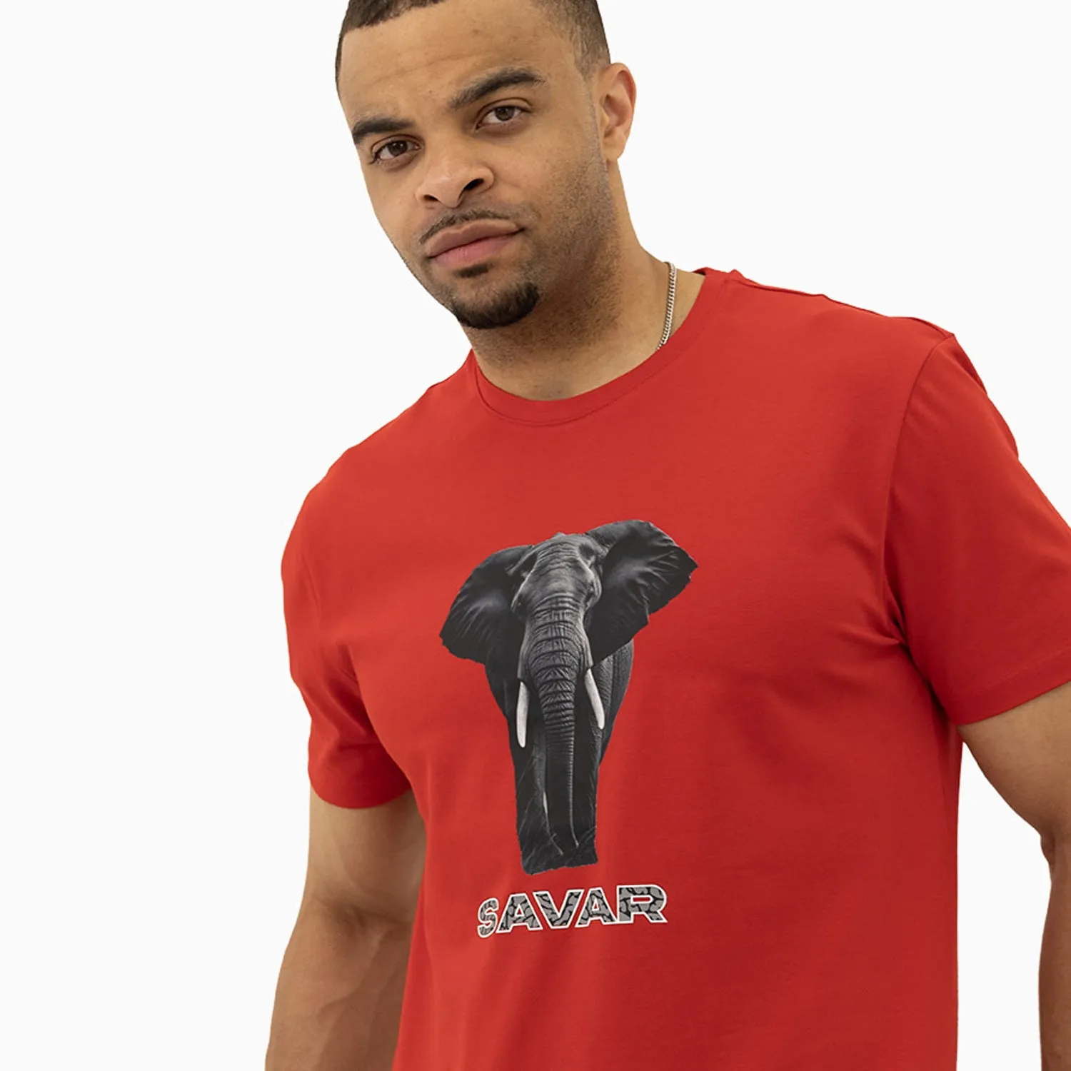 Men's Elephant Logo Short Sleeve T-Shirt
