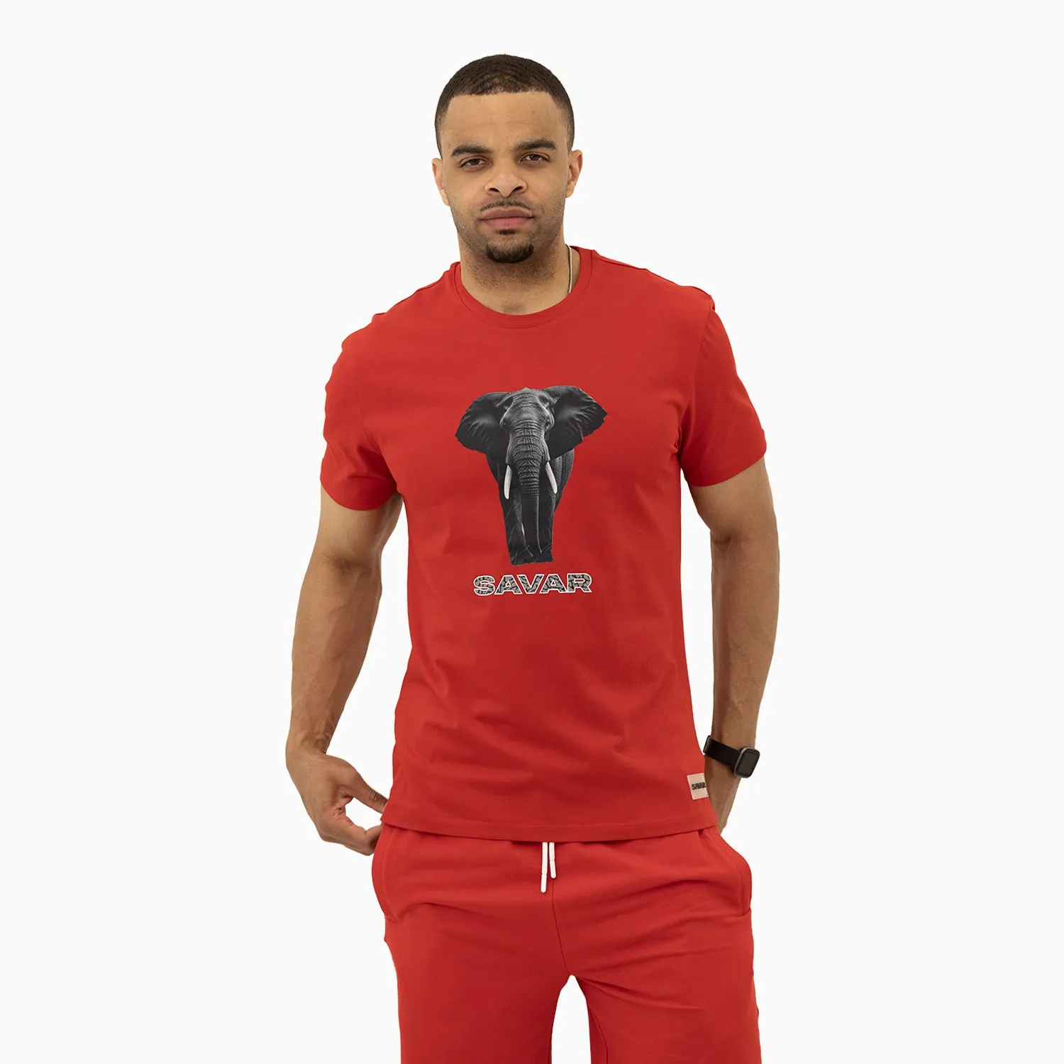 Men's Elephant Logo Short Sleeve T-Shirt
