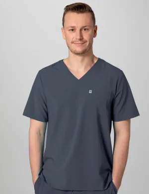 Men's Essential Scrub Top - Pewter