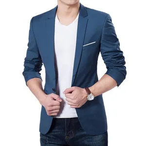 Men's Fall Clothing Jacket Blazer