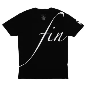 Men's - Fin Black V-Neck T-Shirt