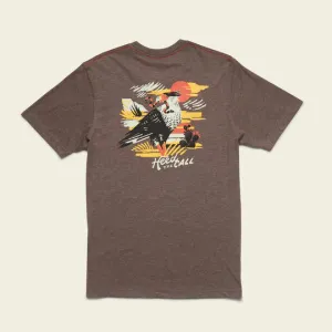 Men's Howler Bros | Caracara T-Shirt | Espresso Heather
