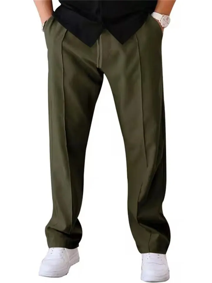 Men's Korean Solid Color Loose Casual Pants