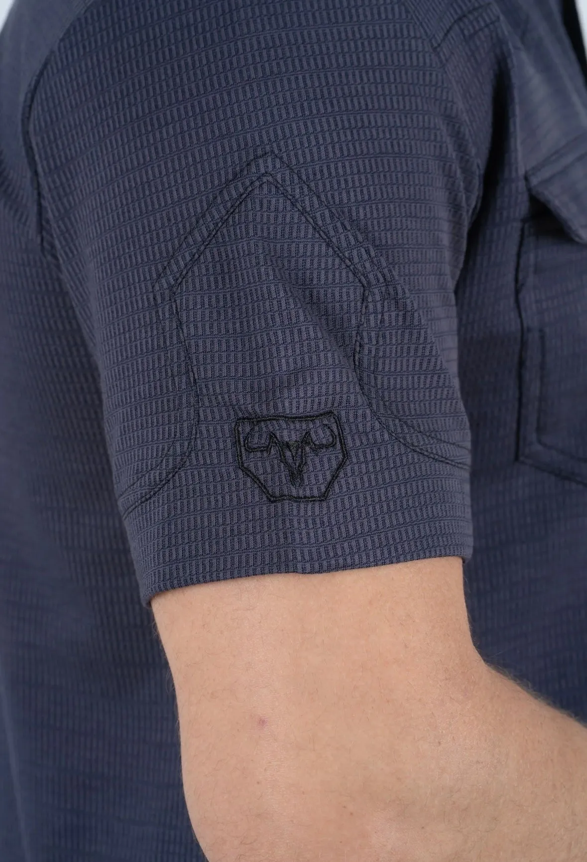 Men's Platini Pearl Snap Button Western Polo