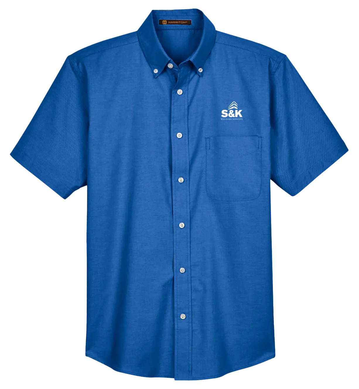 Men's Short-Sleeve Oxford with Stain-Release