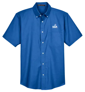 Men's Short-Sleeve Oxford with Stain-Release