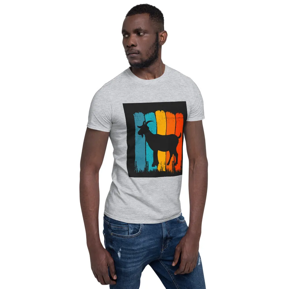 Men's Short Sleeve T-Shirt – Retro Goat Edition