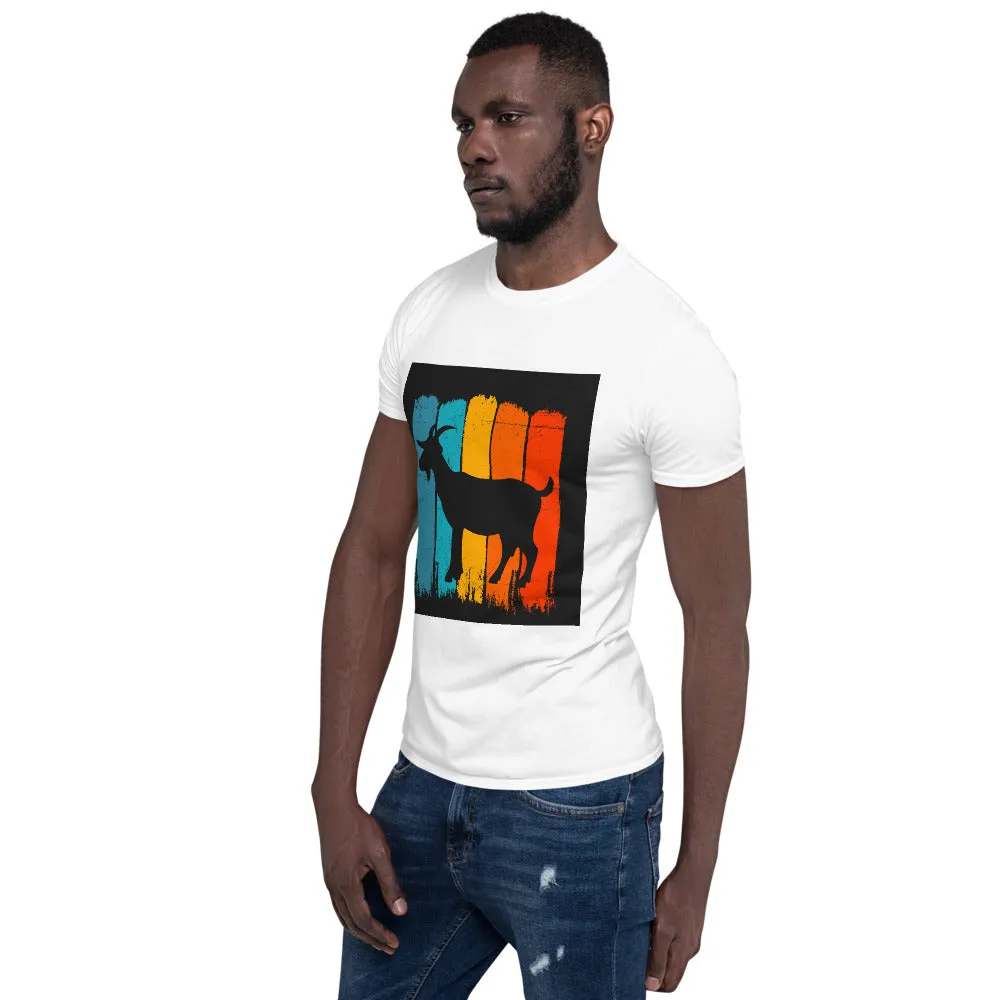 Men's Short Sleeve T-Shirt – Retro Goat Edition