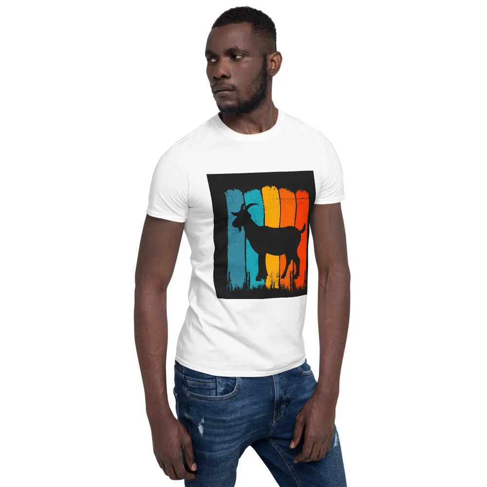 Men's Short Sleeve T-Shirt – Retro Goat Edition