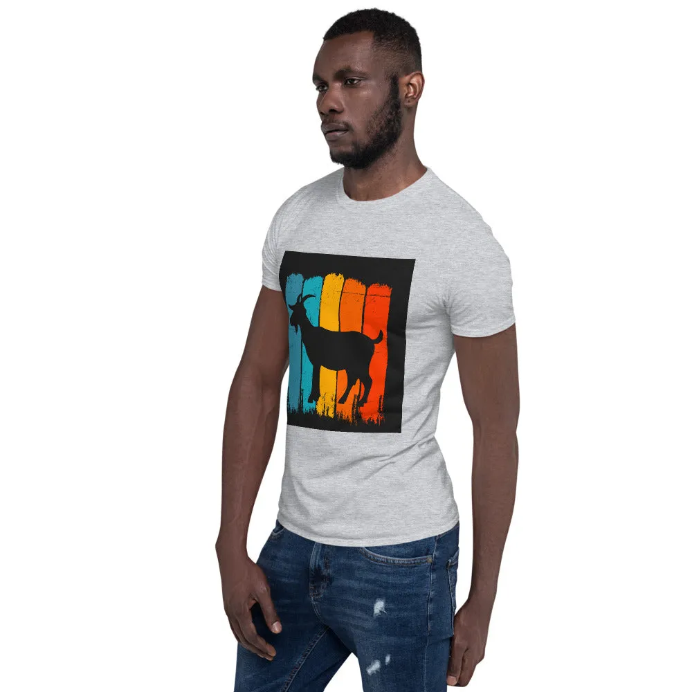 Men's Short Sleeve T-Shirt – Retro Goat Edition
