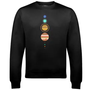 Men's Simple Solar System Sweatshirt