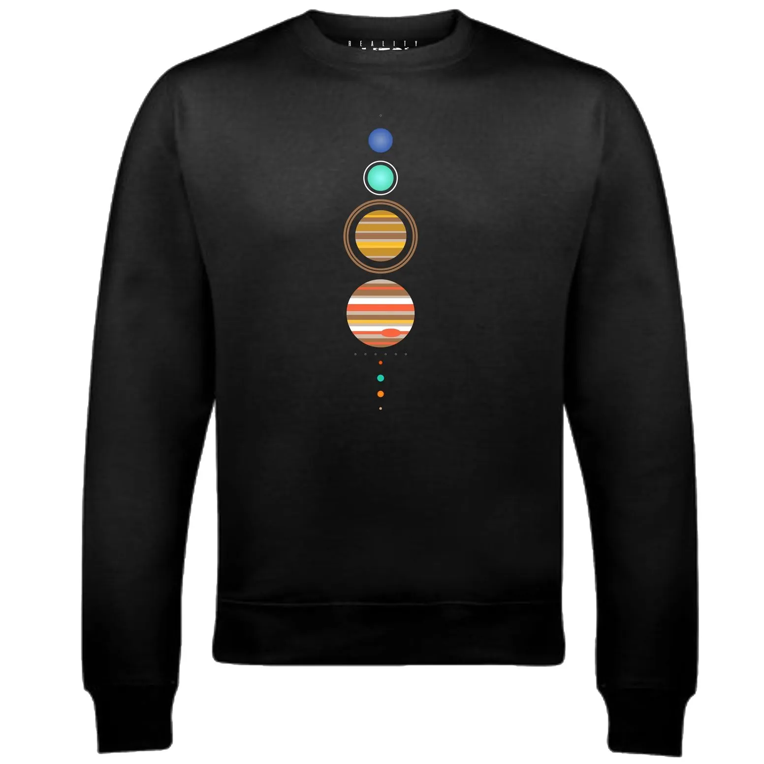 Men's Simple Solar System Sweatshirt