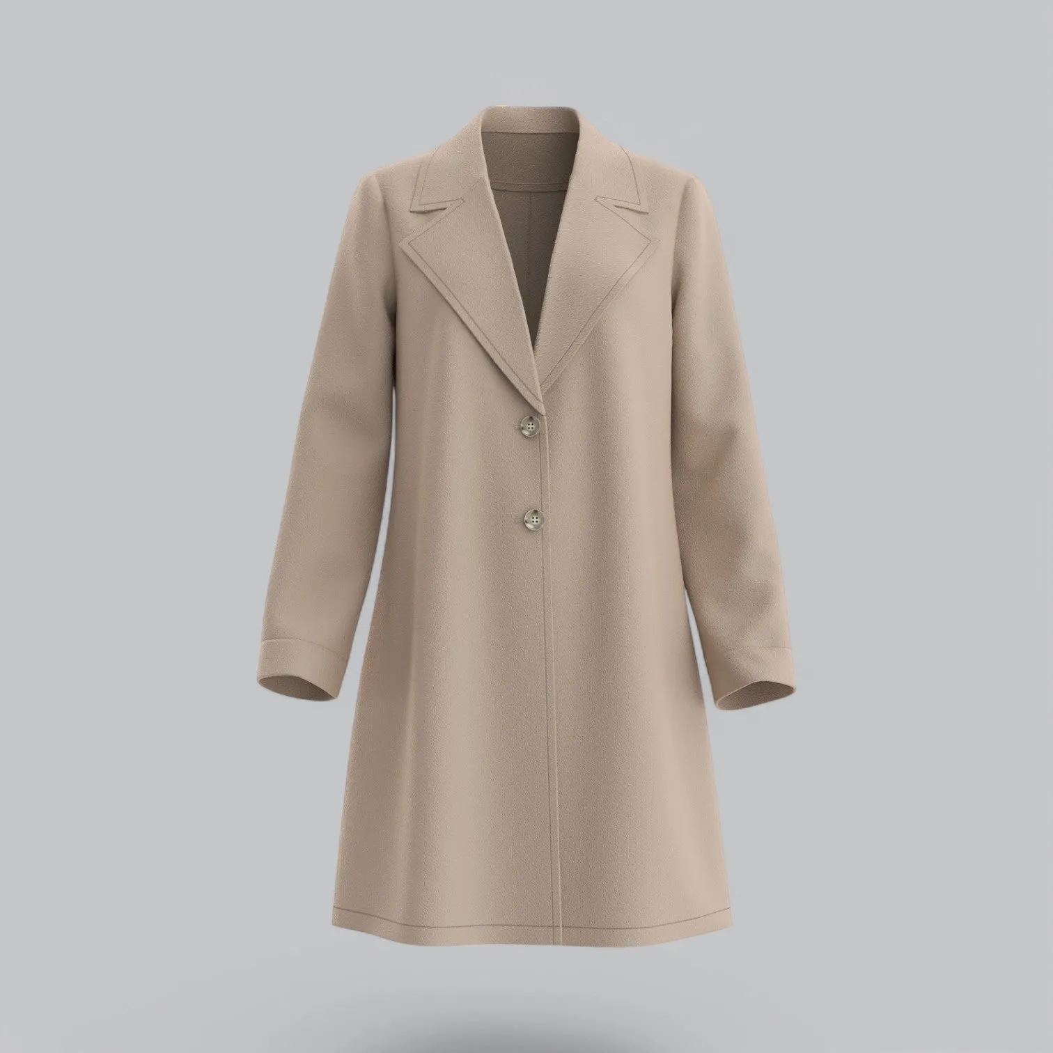 Men's Single Breasted Overcoat | Lightweight Spring Jacket, Stylish Design, Warm & Comfortable Fit
