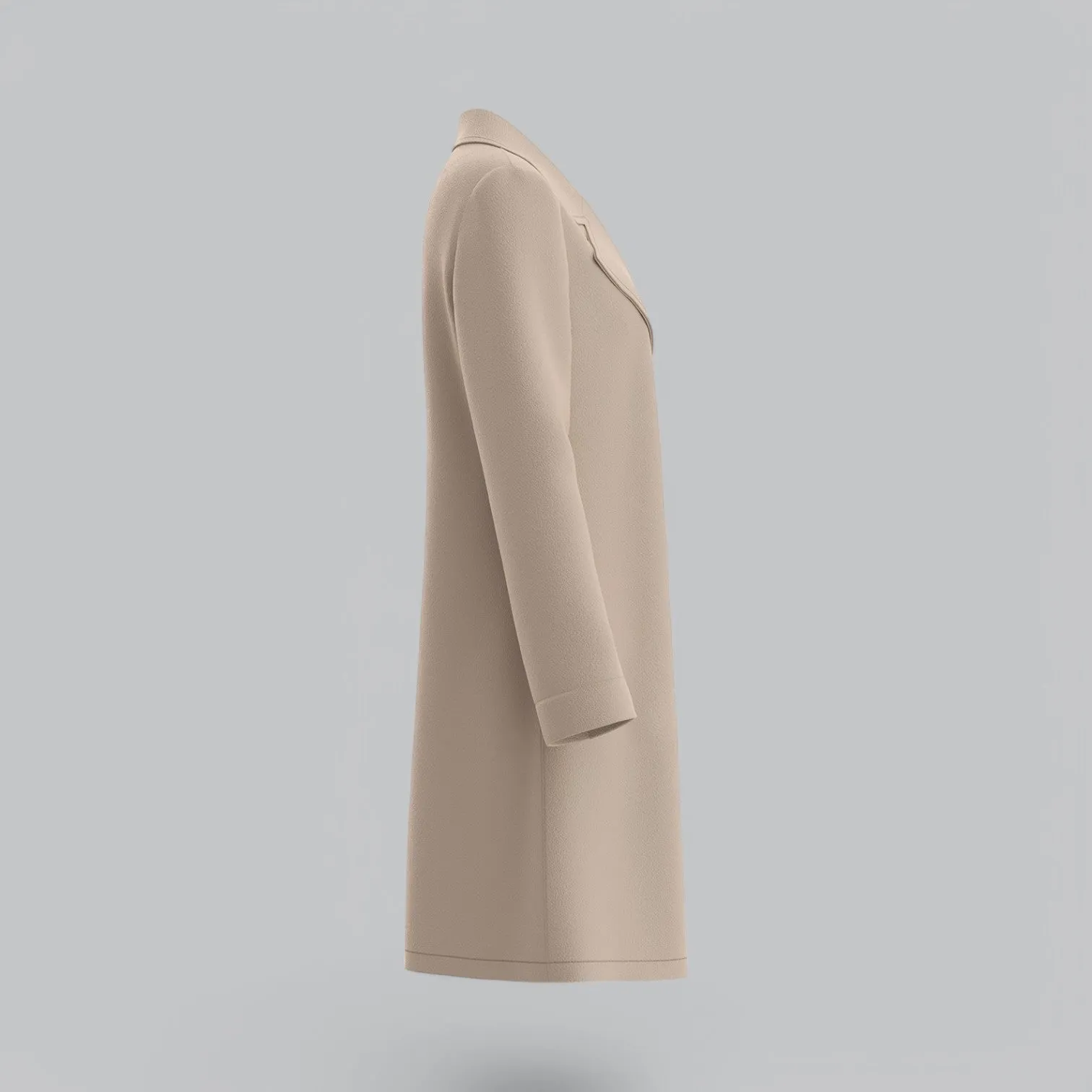 Men's Single Breasted Overcoat | Lightweight Spring Jacket, Stylish Design, Warm & Comfortable Fit