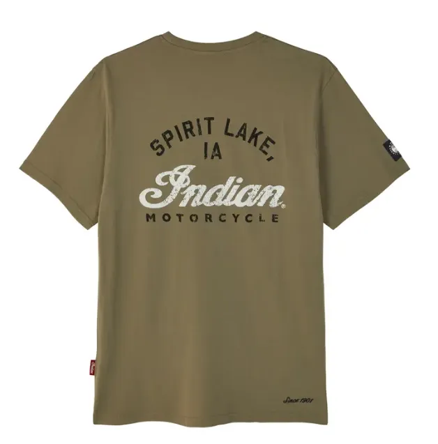 Men's Spirit Lake IA Pocket T-Shirt, Green