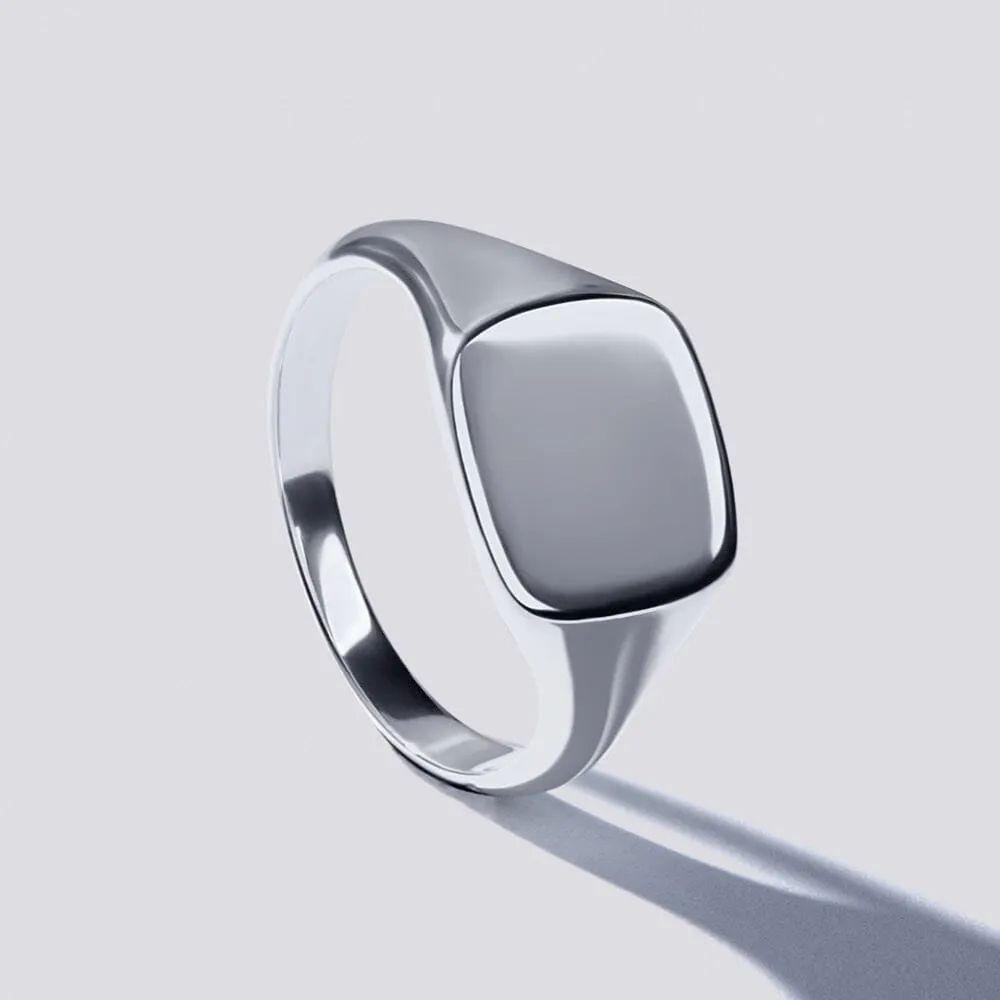 Men's Sterling Silver Signet Ring