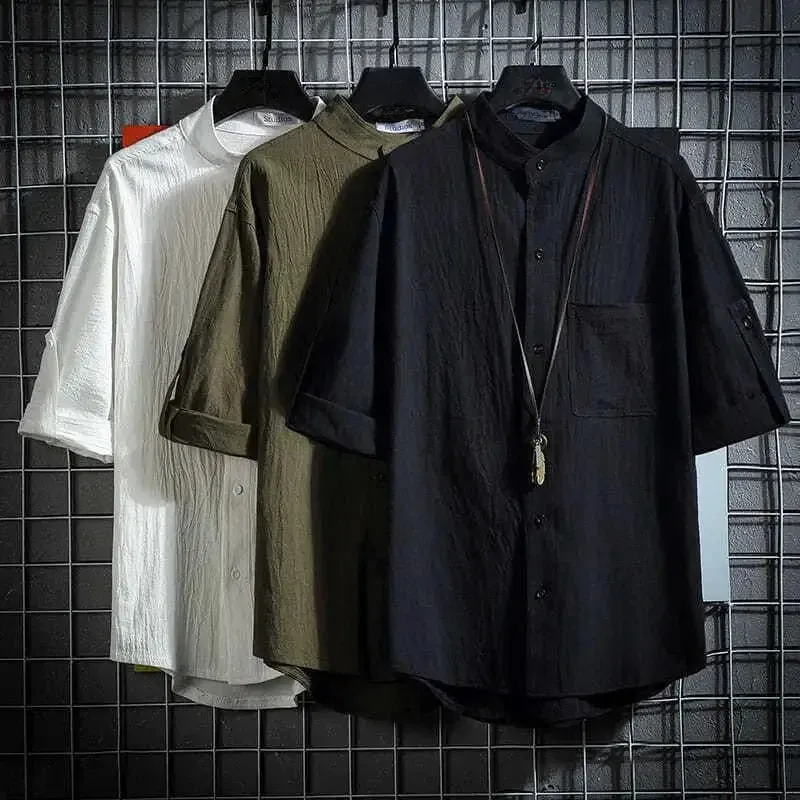 MetroWear Sommer Kurzarm-Hemd für Herren