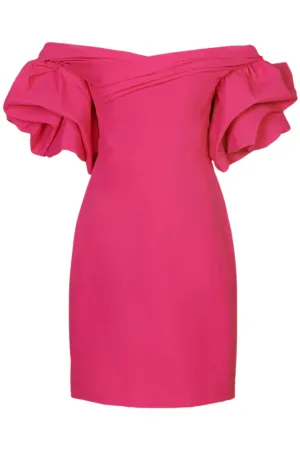 Mini Tess Dress | Bright Rose