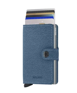 MINIWALLET TWIST JEANS BLUE