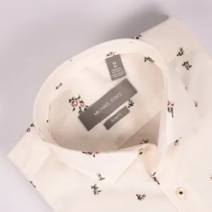 MK Stone White Printed Shirt