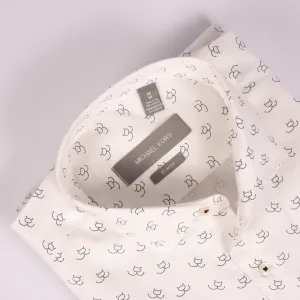 MK White S Printed Shirt
