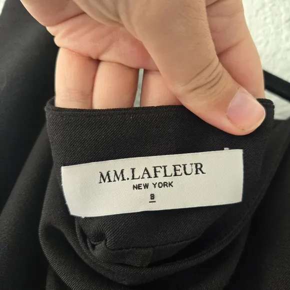 M.M. Lafleur New York 8 Black Mini Pencil Skirt