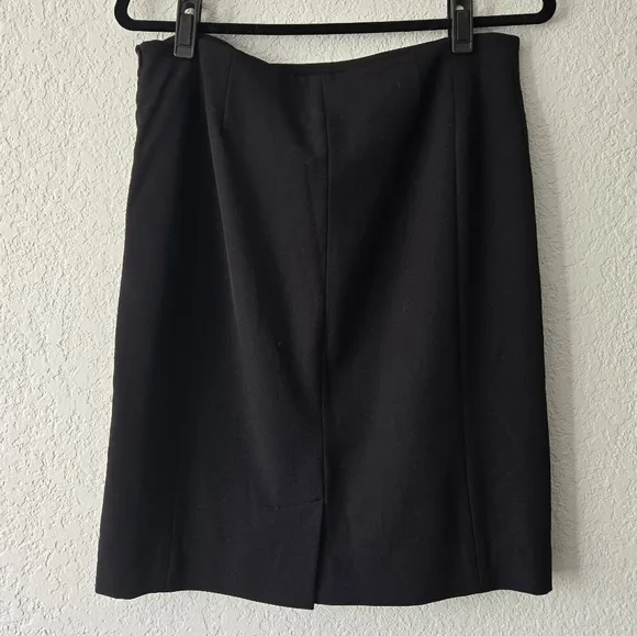 M.M. Lafleur New York 8 Black Mini Pencil Skirt