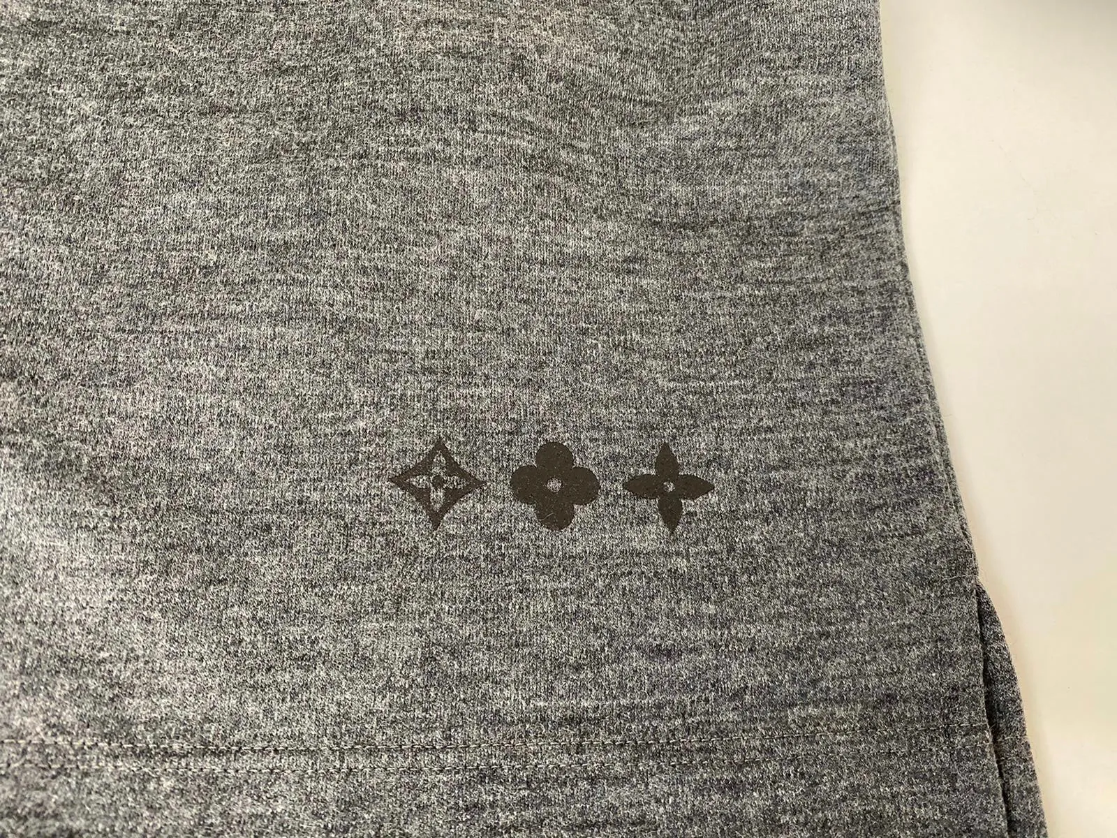Monogram Detail Long Sleeve Polo