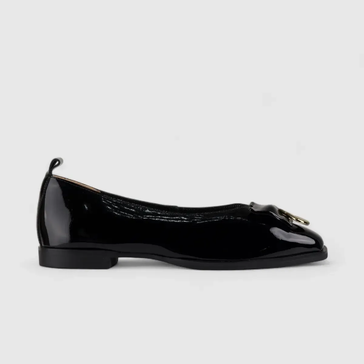Morbido Ladies Leather Comfort Pump Black BIL007