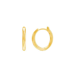 Moyen Solid Huggie Hoop Earrings