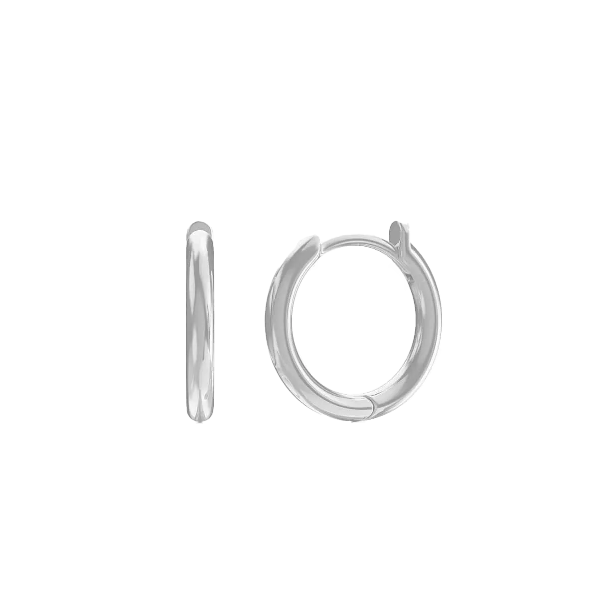Moyen Solid Huggie Hoop Earrings