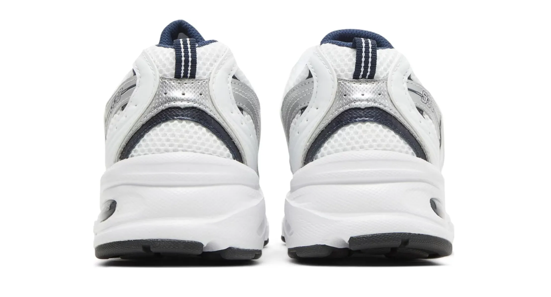 New Balance 530 White Silver Navy