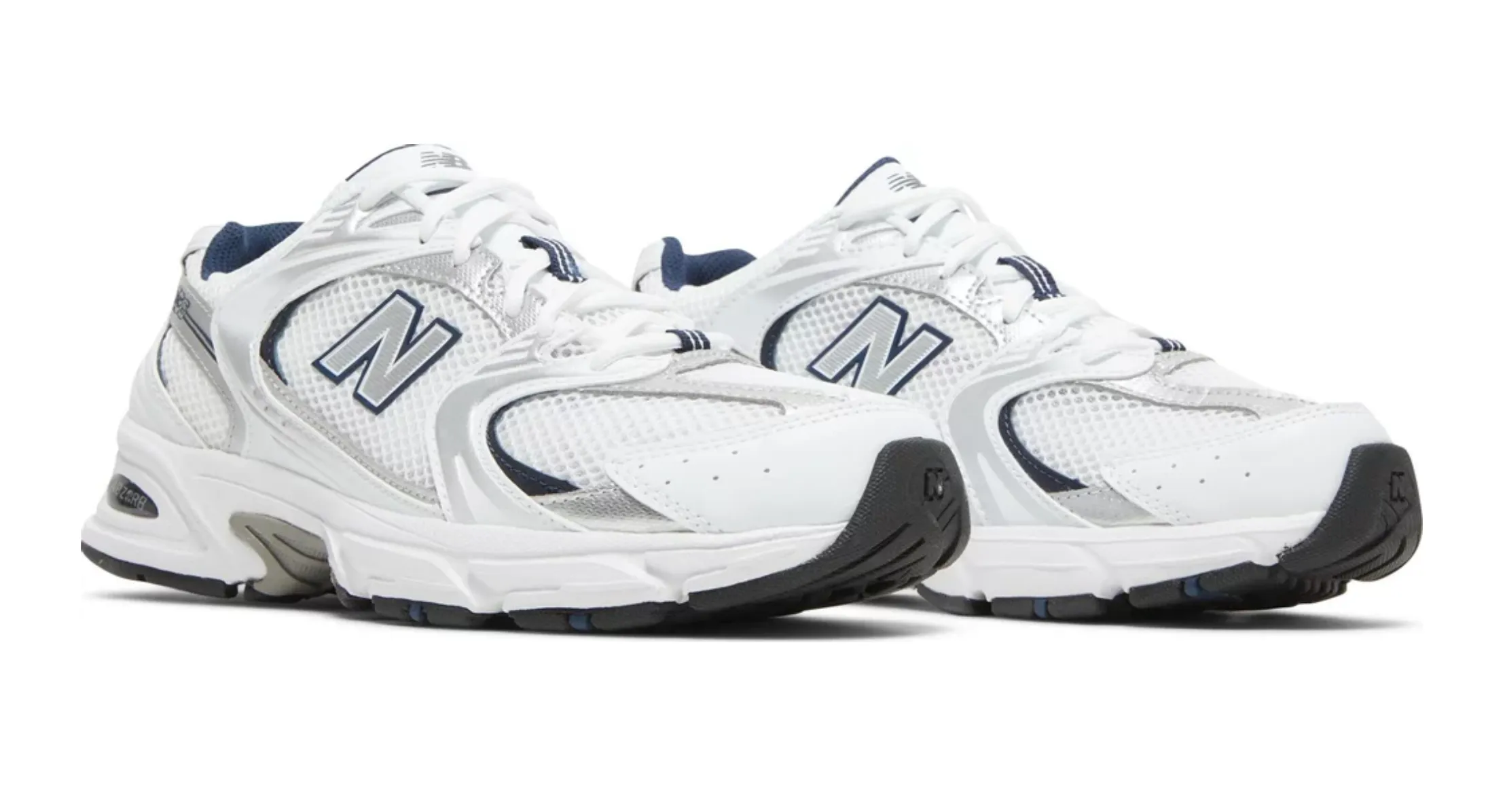 New Balance 530 White Silver Navy