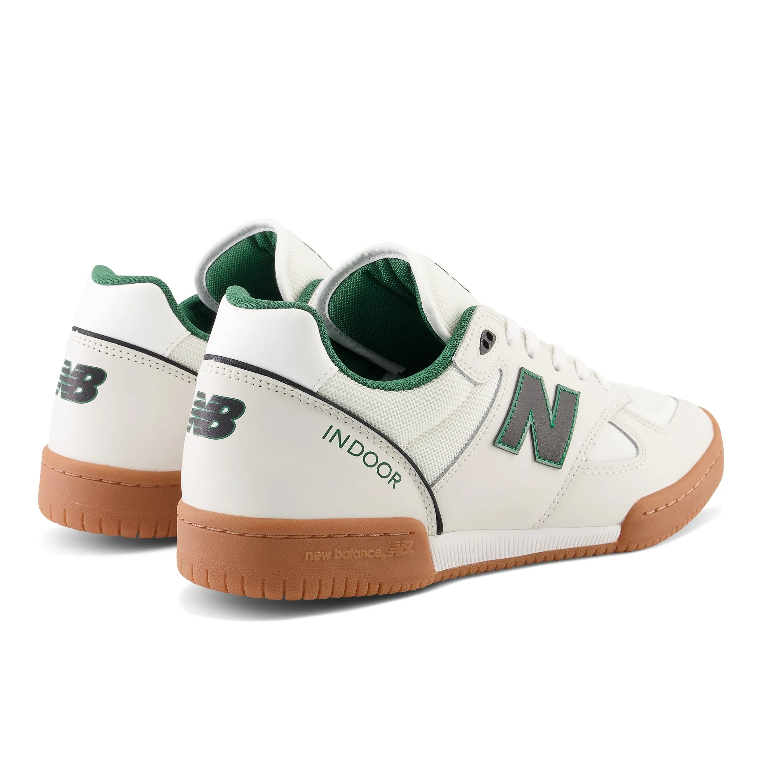 New Balance Numeric NM600 Tom Knox Skateboard Shoes - White / Green