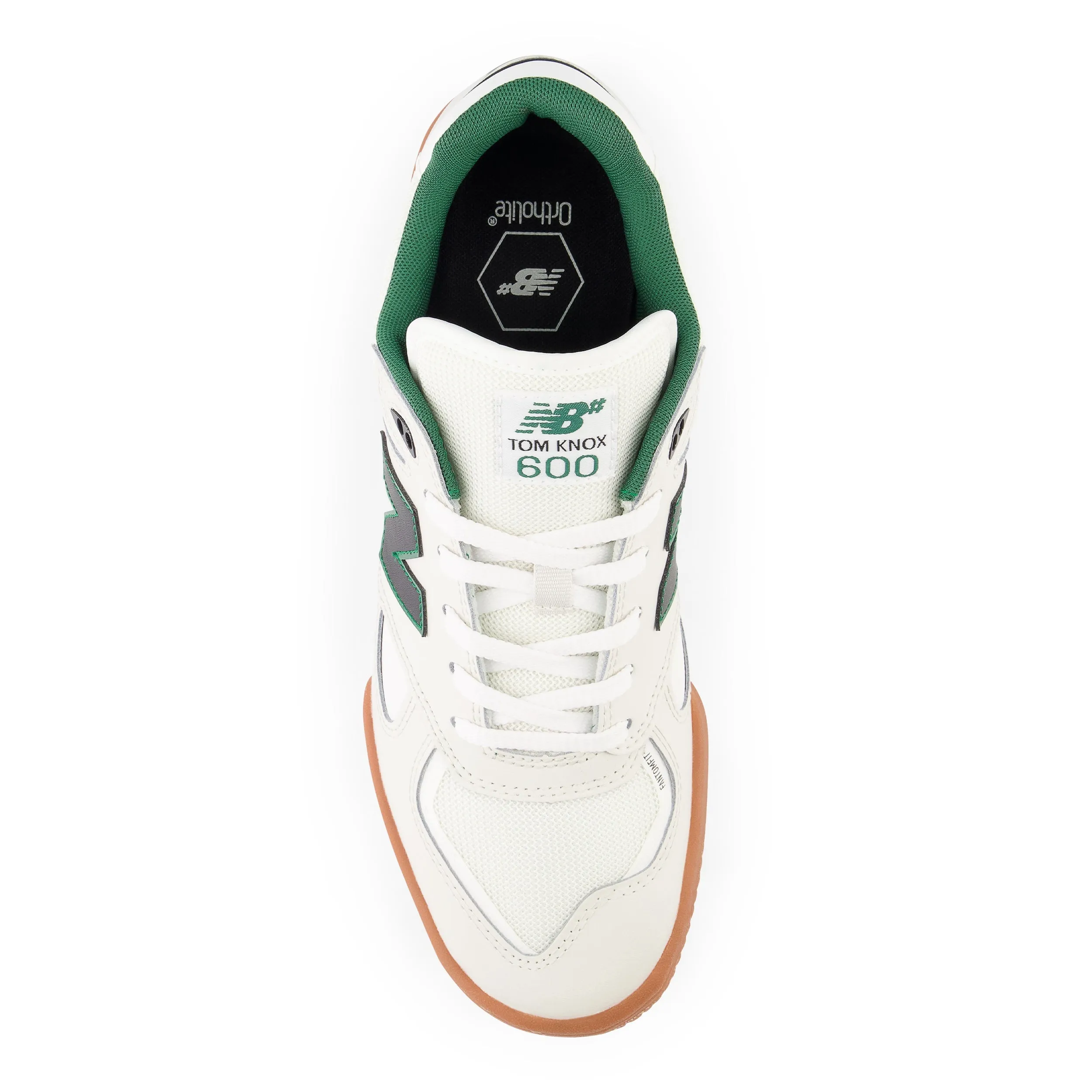 New Balance Numeric NM600 Tom Knox Skateboard Shoes - White / Green
