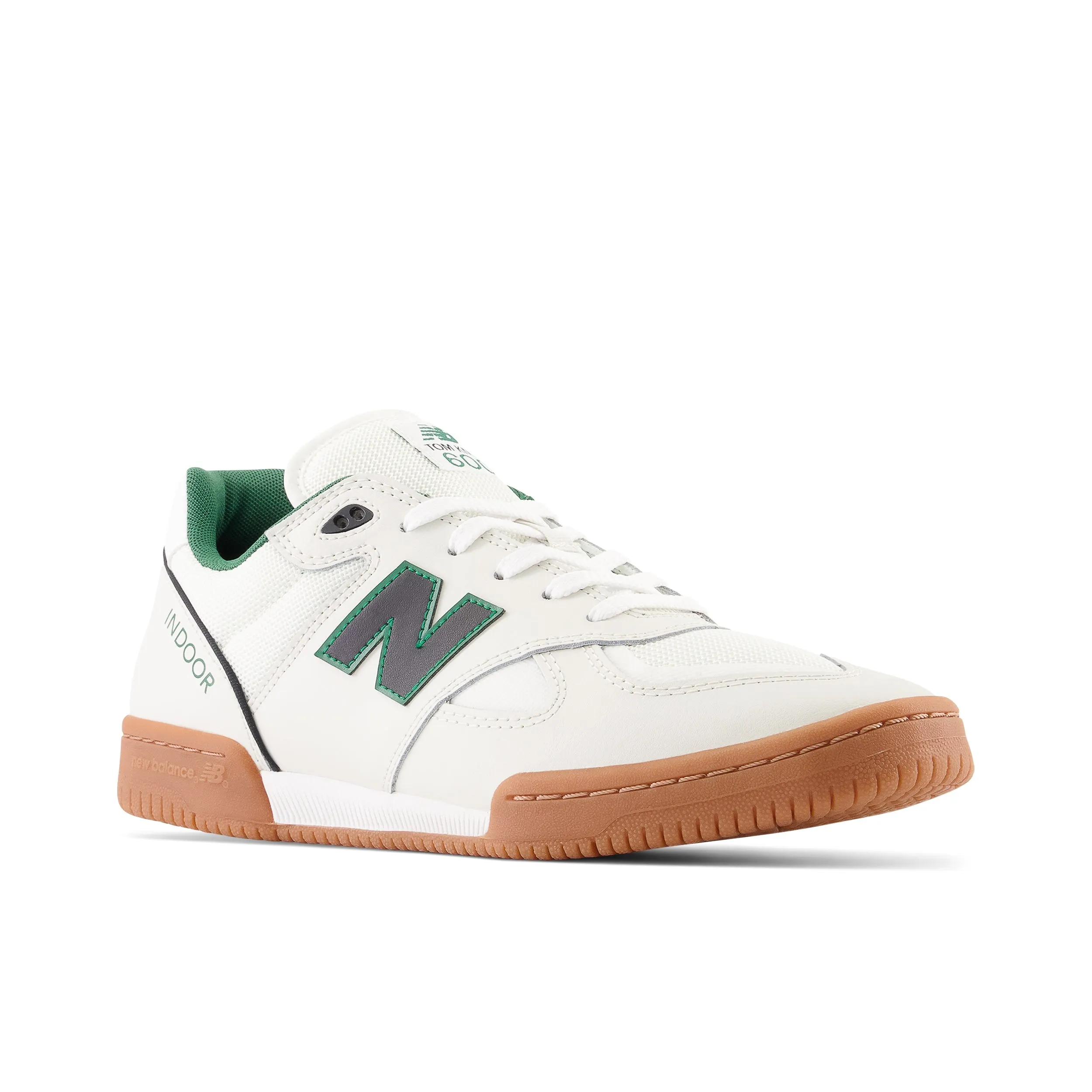 New Balance Numeric NM600 Tom Knox Skateboard Shoes - White / Green