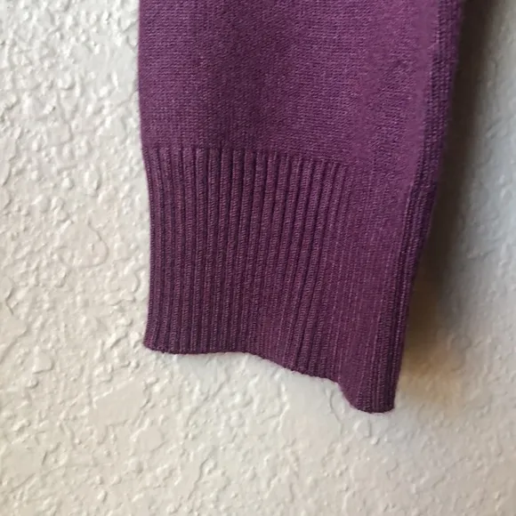 New Women’s Sweater Calvin Klein Purple Long Sleeve Turtleneck Sweater Women’s L
