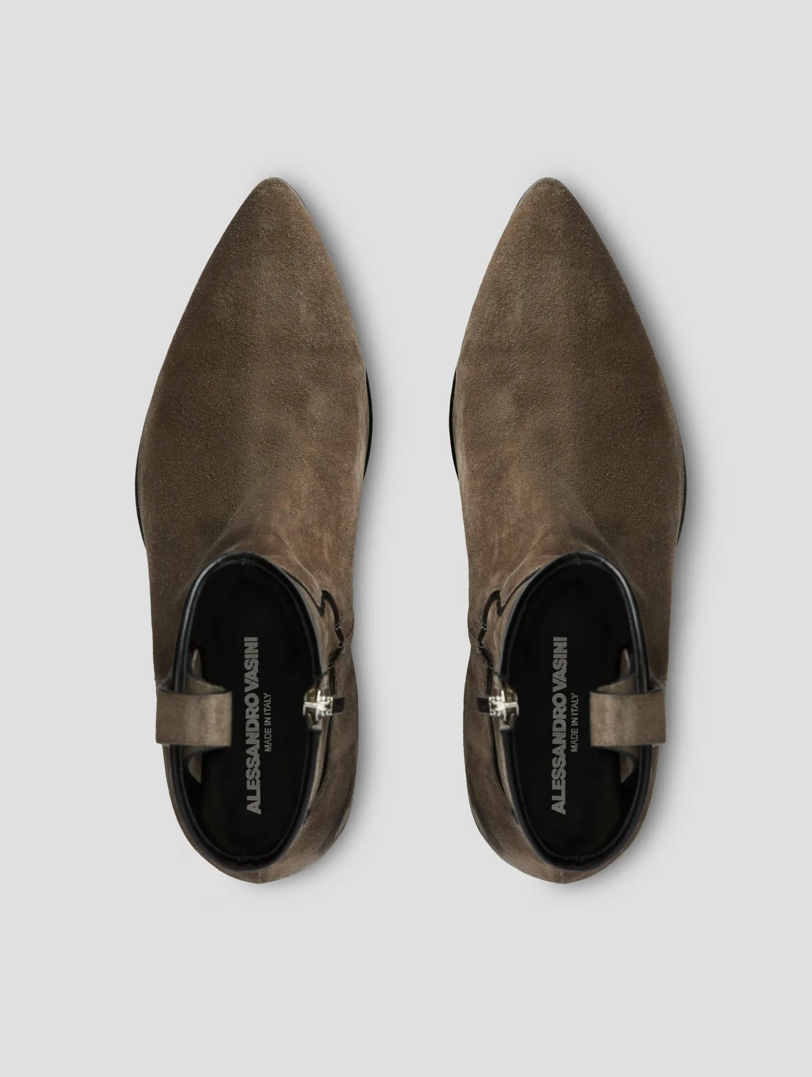 NICO 60MM ARIZONA BOOT IN SMOKE SUEDE-Woman