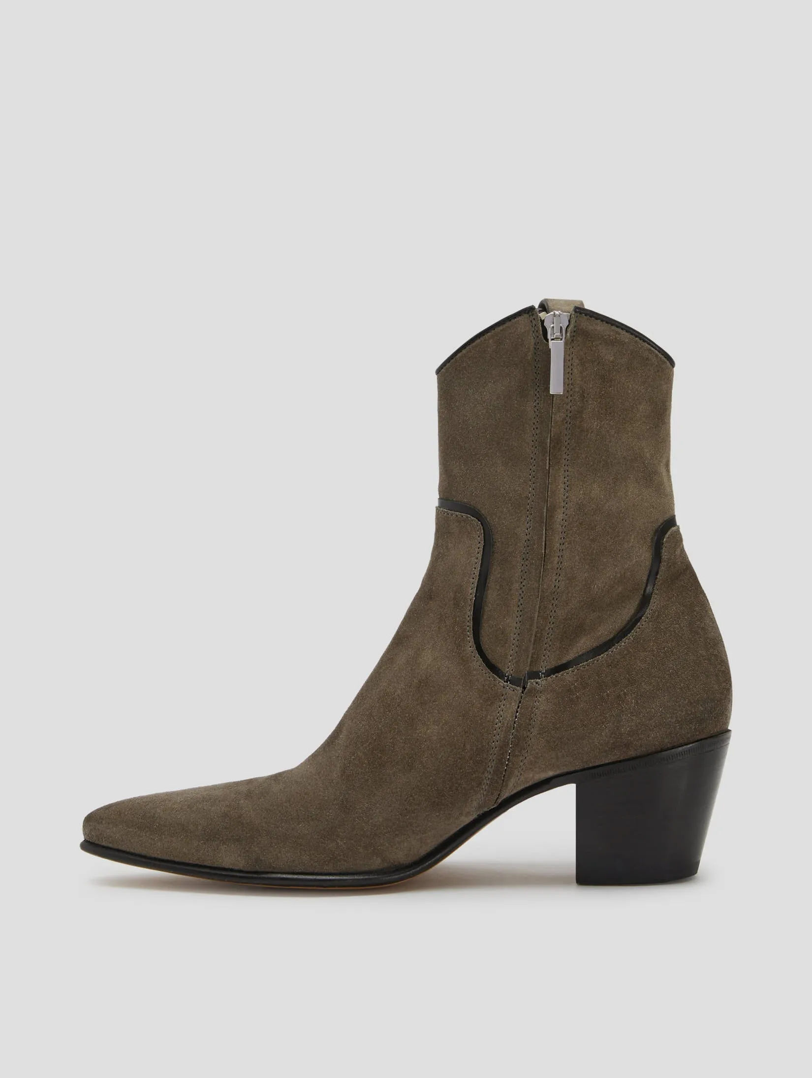 NICO 60MM ARIZONA BOOT IN SMOKE SUEDE-Woman